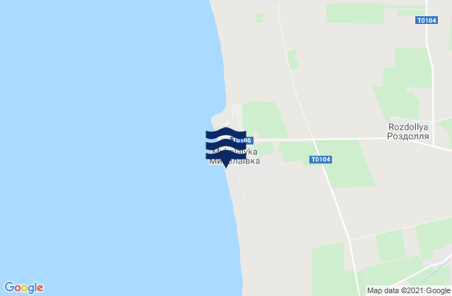 Nikolayevka, Ukraineの潮見表地図