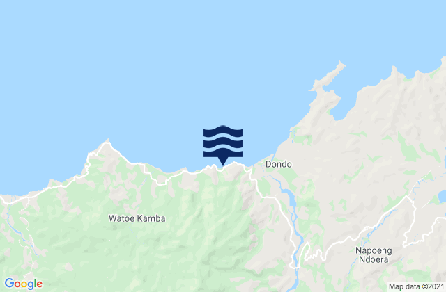 Niopanda, Indonesiaの潮見表地図
