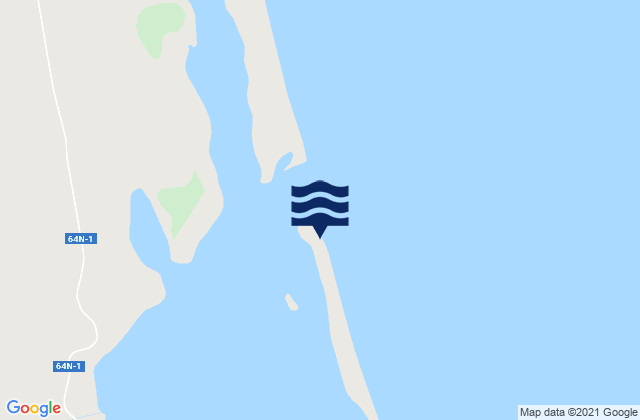 Niski Bay, Russiaの潮見表地図