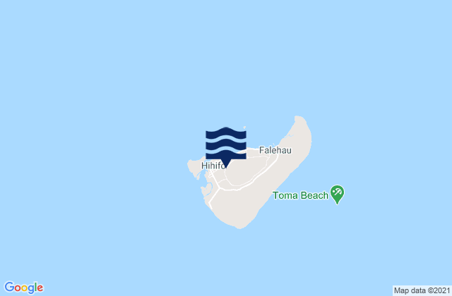 Niuas, Tongaの潮見表地図
