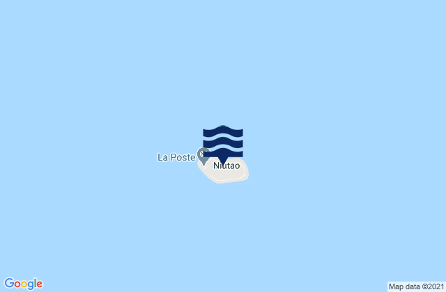 Niutao, Tuvaluの潮見表地図