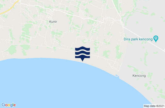 Nogosari, Indonesiaの潮見表地図