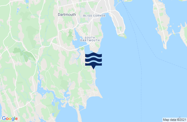Nonquitt, United Statesの潮見表地図