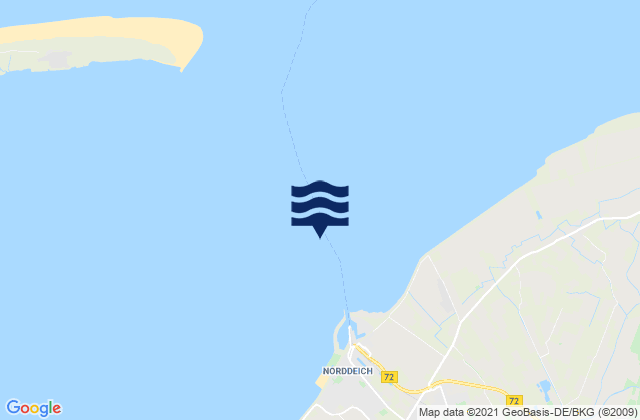 Norddeich Westerriede , Netherlandsの潮見表地図