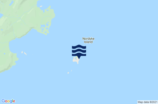 Nordyke Island Kamishak Bay, United Statesの潮見表地図