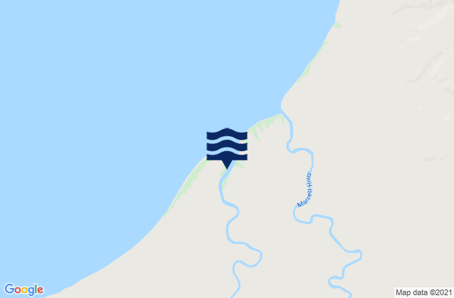 Normanby River, Australiaの潮見表地図