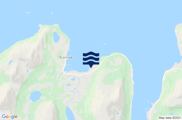 Norskesanden, Norwayの潮見表地図