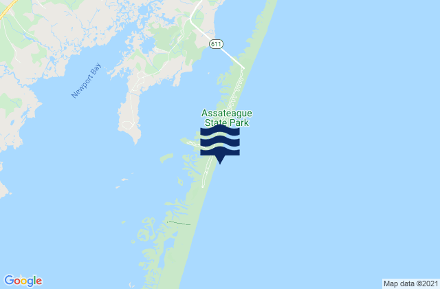 North Beach Coast Guard Station, United Statesの潮見表地図