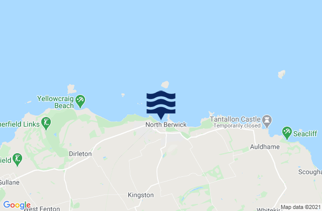 North Berwick, United Kingdomの潮見表地図