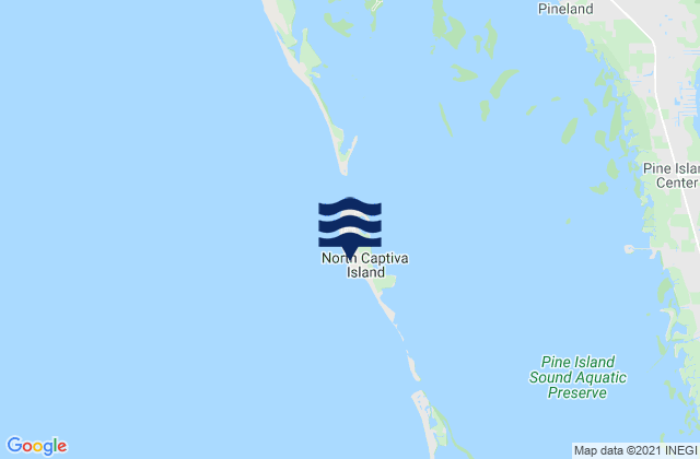 North Captiva Island, United Statesの潮見表地図