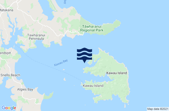North Cove, New Zealandの潮見表地図