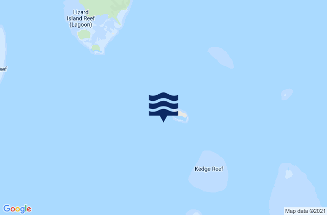 North Direction Island, Australiaの潮見表地図