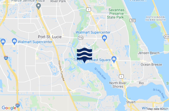 North Fork, United Statesの潮見表地図