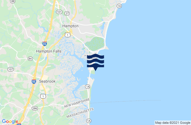 North Hampton Beach State Park, United Statesの潮見表地図