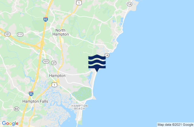 North Hampton, United Statesの潮見表地図