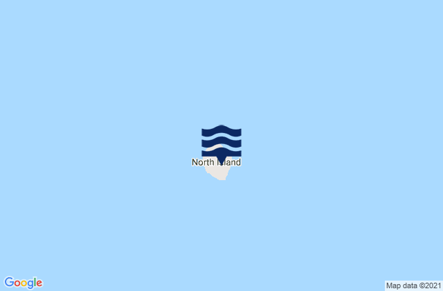 North Island, Australiaの潮見表地図