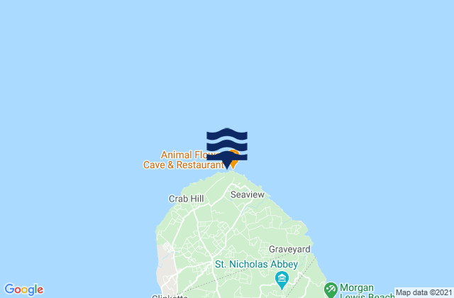 North Point, Martiniqueの潮見表地図