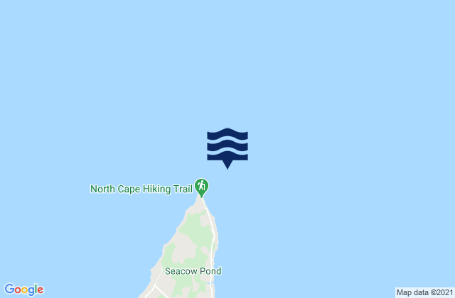 North Point, Canadaの潮見表地図
