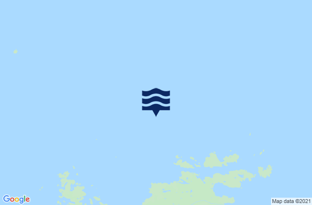 North of Perevalnie Island Shuyak Island, United Statesの潮見表地図