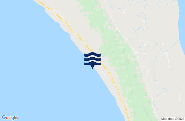 Northern Burma, Myanmarの潮見表地図