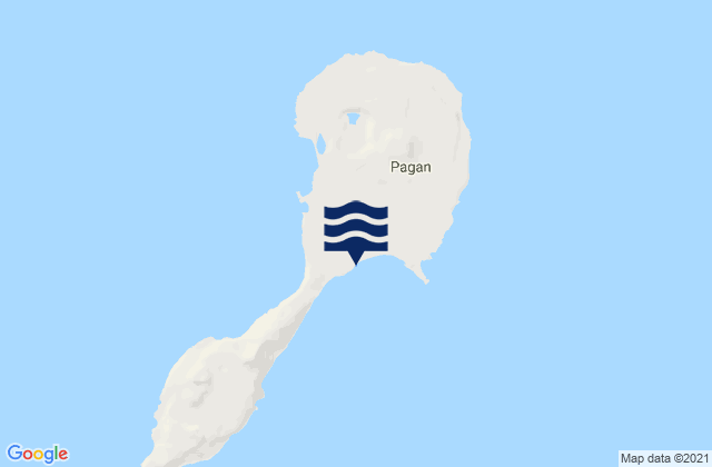 Northern Islands Municipality, Northern Mariana Islandsの潮見表地図