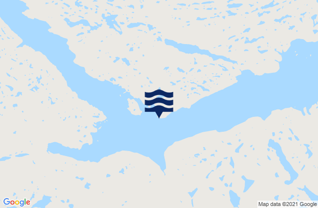 Norton Island, Canadaの潮見表地図