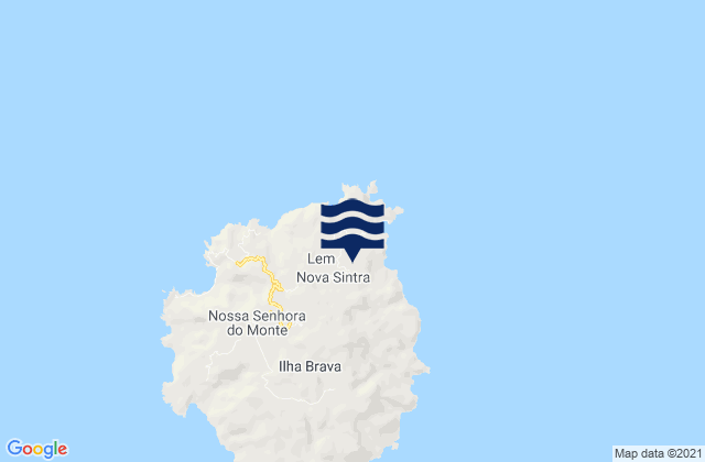 Nova Sintra, Cabo Verdeの潮見表地図