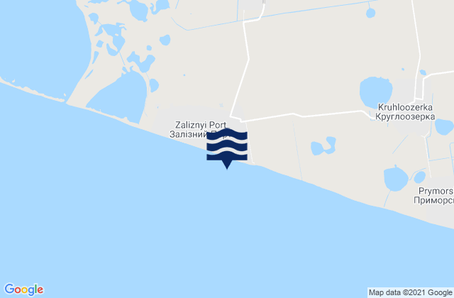 Novofedorivka, Ukraineの潮見表地図