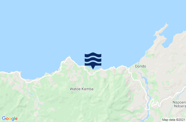 Nuamuri, Indonesiaの潮見表地図