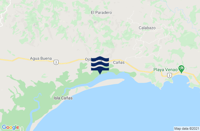 Nuario, Panamaの潮見表地図