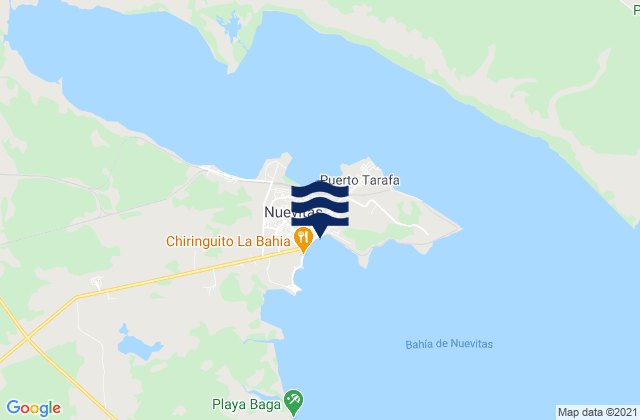 Nuevitas, Cubaの潮見表地図
