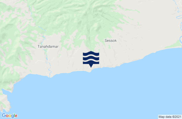 Nunang, Indonesiaの潮見表地図