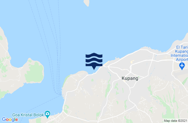 Nunbaundelha, Indonesiaの潮見表地図