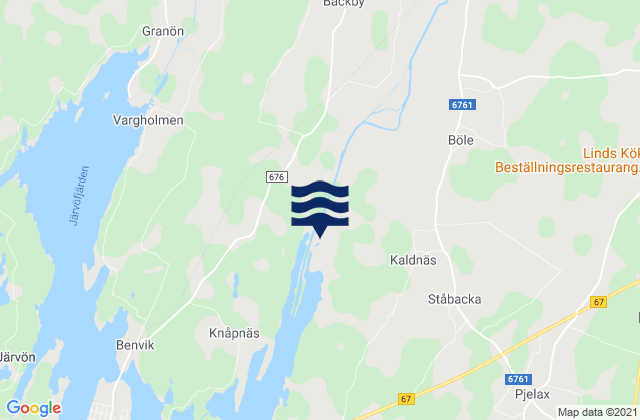 Närpes, Finlandの潮見表地図