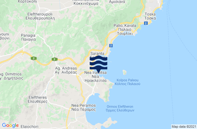 Néa Iraklítsa, Greeceの潮見表地図