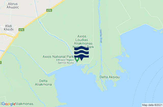 Néa Málgara, Greeceの潮見表地図