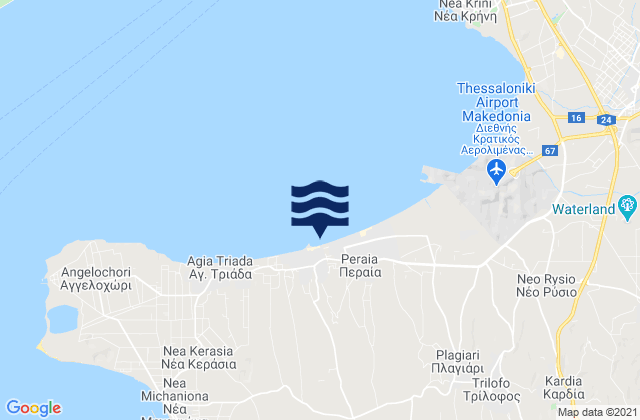 Néoi Epivátes, Greeceの潮見表地図