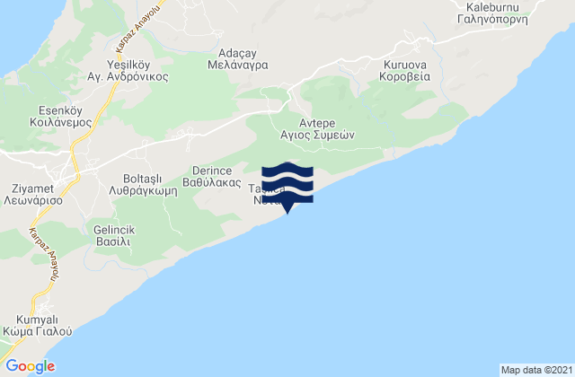 Néta, Cyprusの潮見表地図