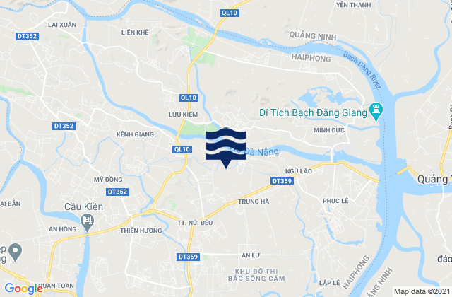 Núi Đèo, Vietnamの潮見表地図