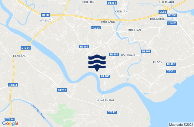 Núi Đối, Vietnamの潮見表地図