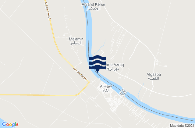Nāḩiyat Baḩār, Iraqの潮見表地図