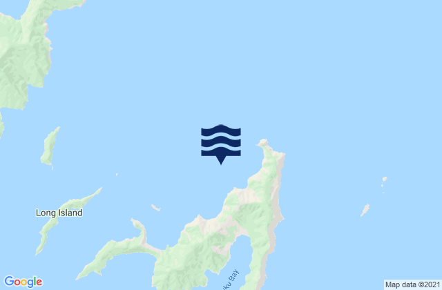 Oamaru Bay, New Zealandの潮見表地図