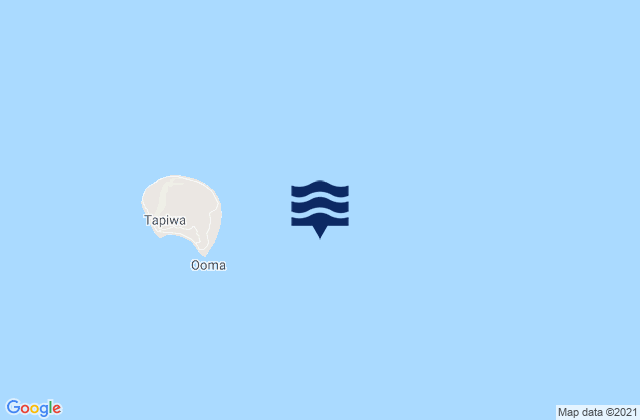 Ocean Island, Kiribatiの潮見表地図