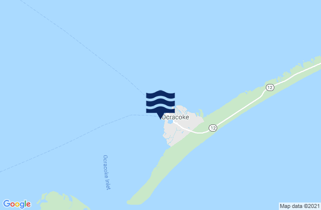 Ocracoke (Ocracoke Island), United Statesの潮見表地図
