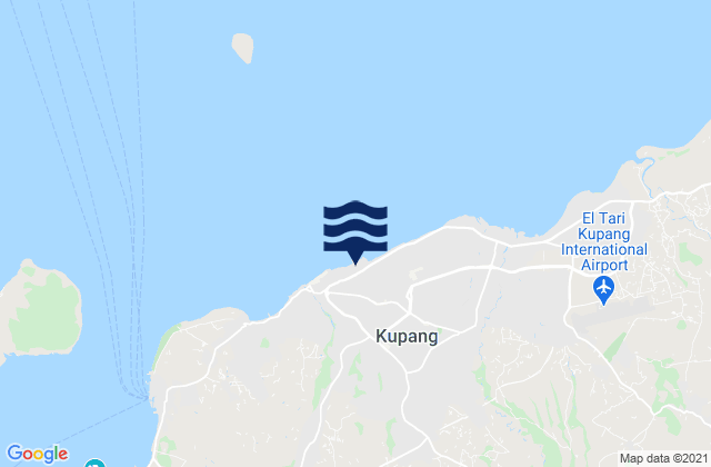Oeba, Indonesiaの潮見表地図