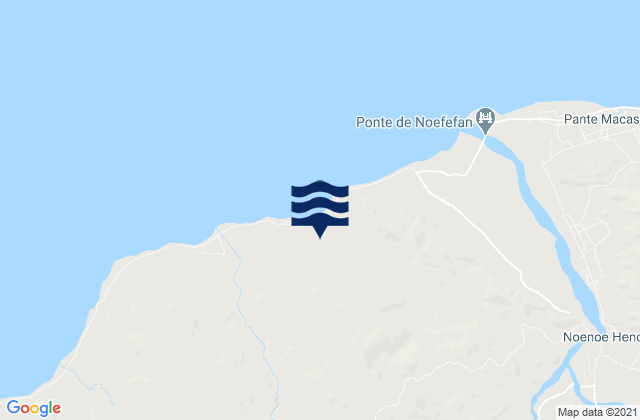 Oecusse, Timor Lesteの潮見表地図