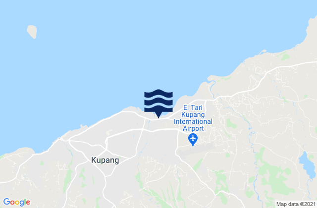Oeltua, Indonesiaの潮見表地図