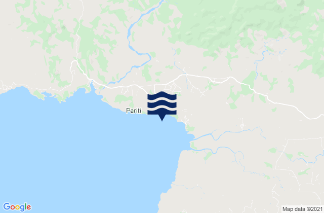 Oeteta, Indonesiaの潮見表地図