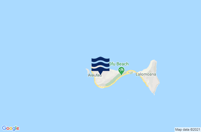 Ofu County, American Samoaの潮見表地図