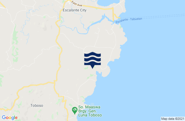 Ogtongon, Philippinesの潮見表地図